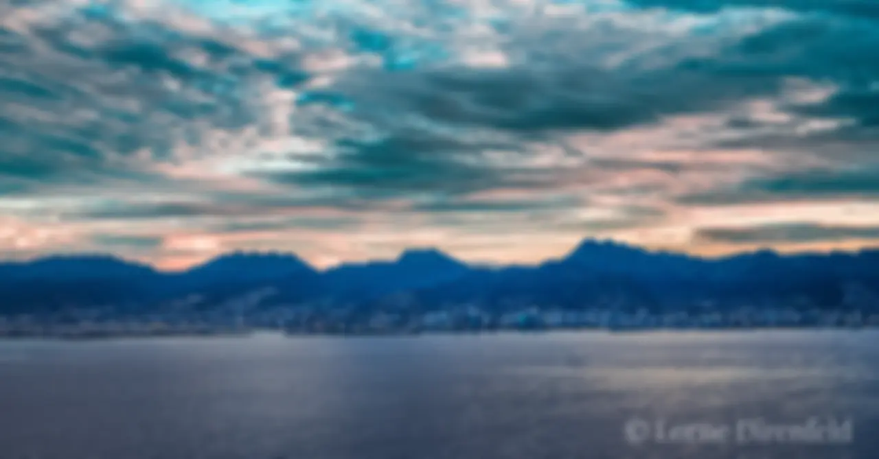 The Ko'olau mountains provide a dramatic backdrop to Honolulu and Waikiki in the early morning light . . .