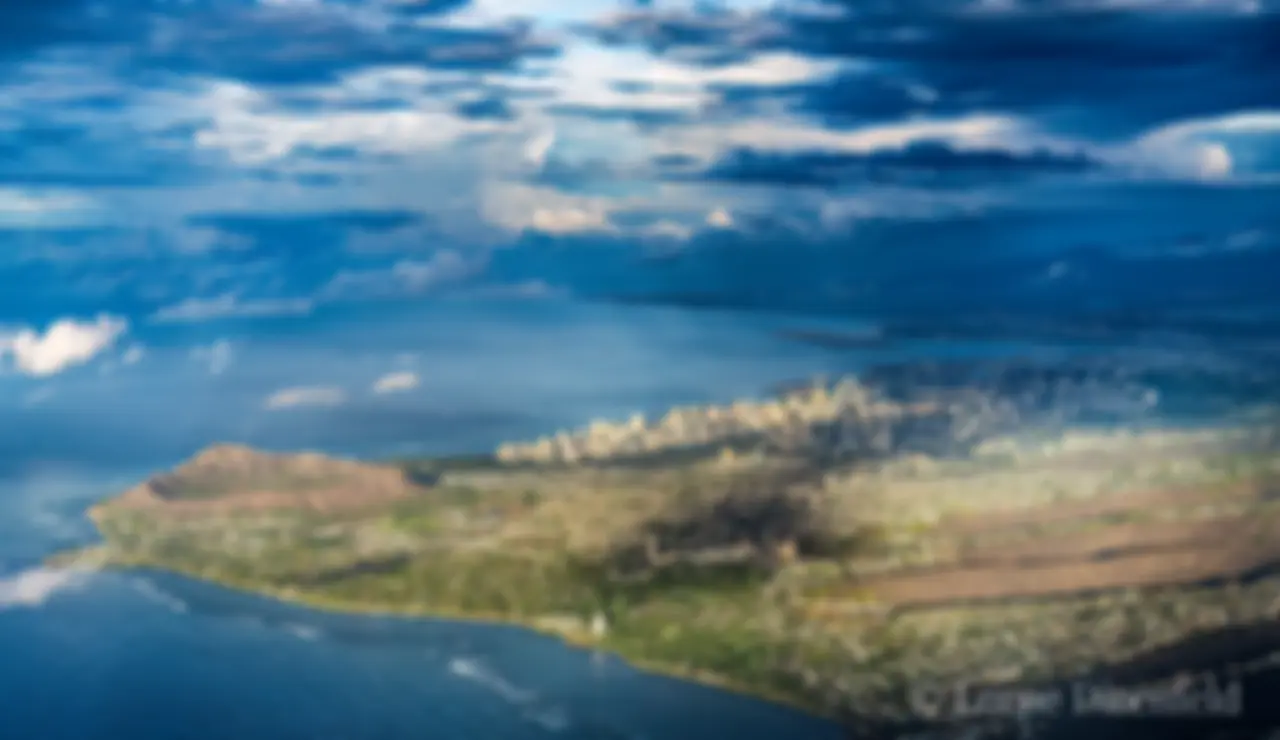 Diamond Head and Waikiki in the morning . . .