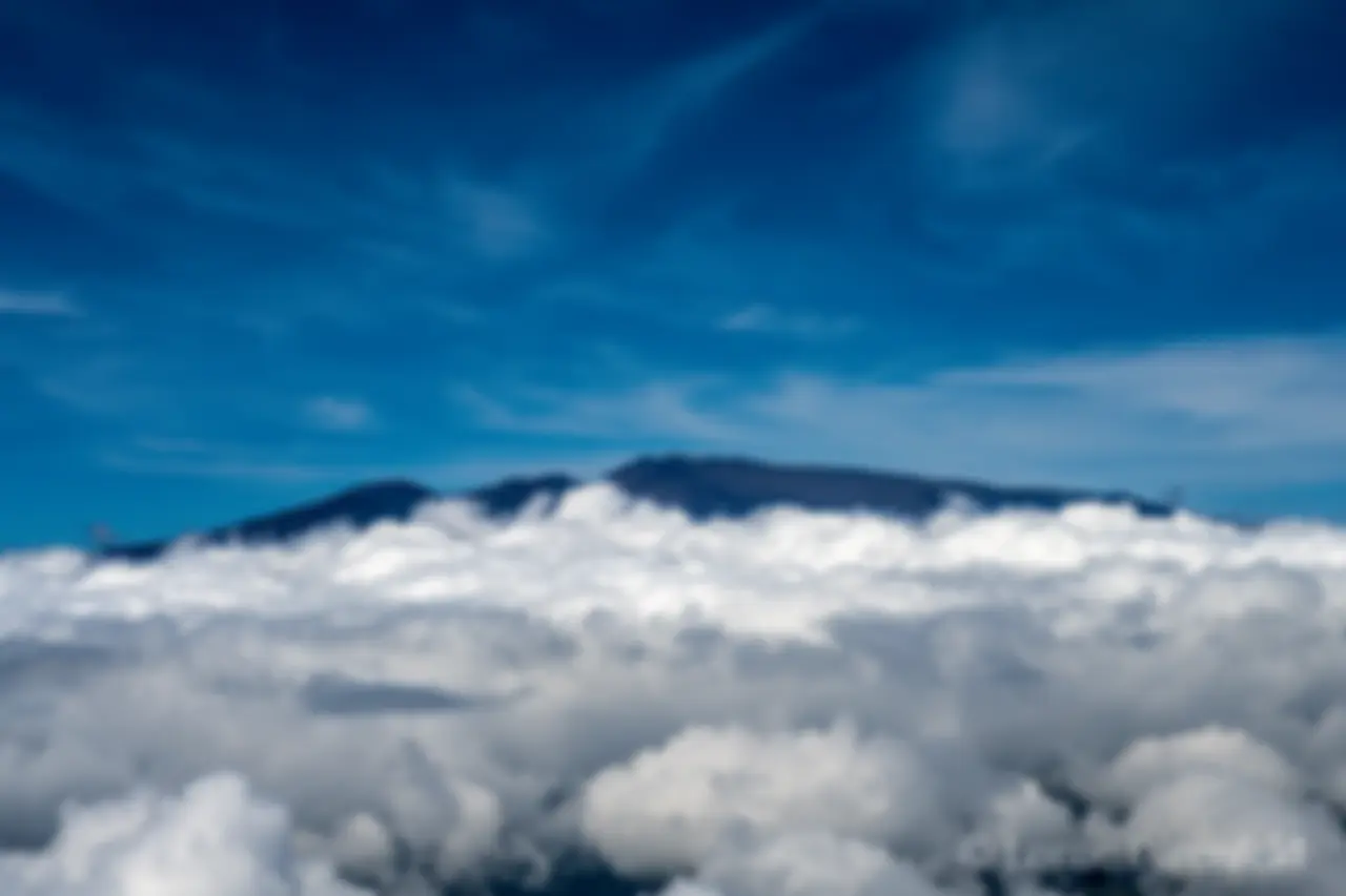 Mauna Kea mountain and the observatories at 13,796 feet!