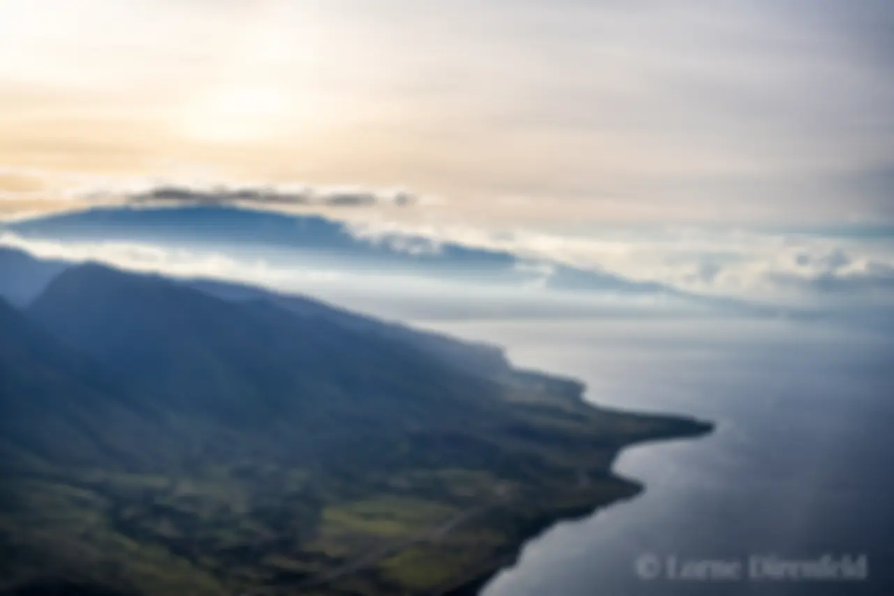 The Honoapiilani Highway near Olowalu follows the shoreline of west Maui,