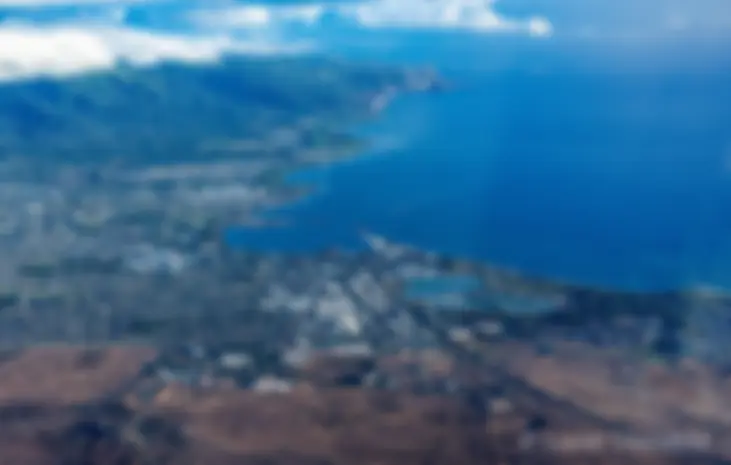 Kahului Maui, the town, the harbor, looking to the northwest . . .