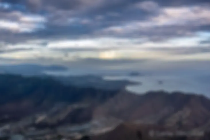Koko Head crater, Hawaii Kai and Waimanalo seeing first light . . .