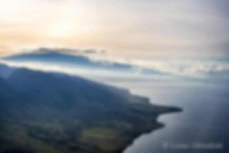 The Honoapiilani Highway near Olowalu follows the shoreline of west Maui,