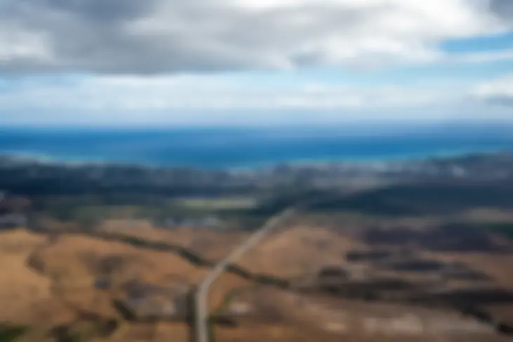 The Kuihelani Highway passes across the central valley from Maalaea to Kahului . . .