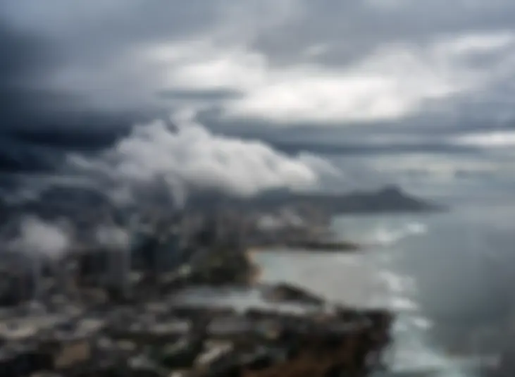 Clouds, rain and Diamond Head . . .
